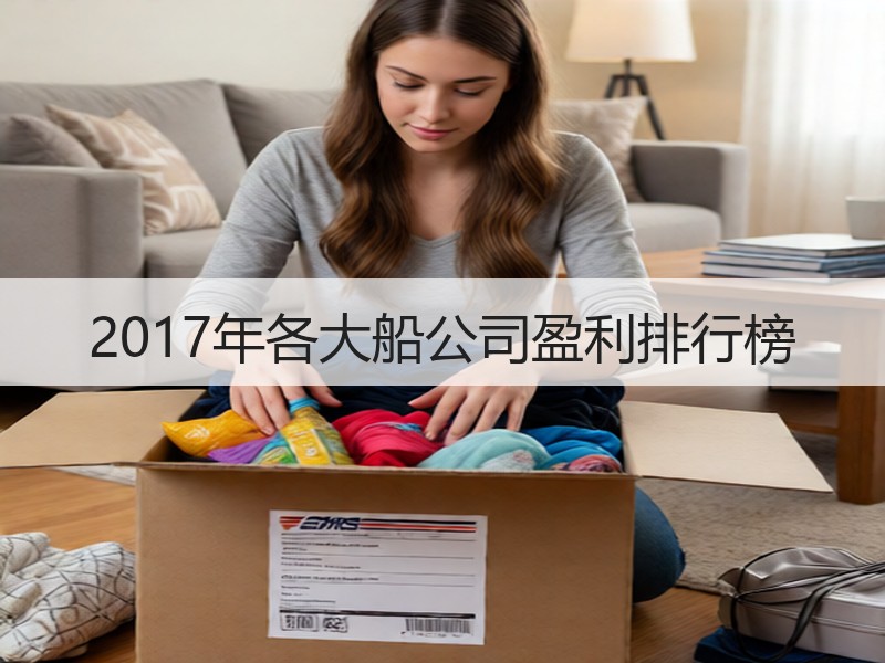2017年各大船公司盈利排行榜