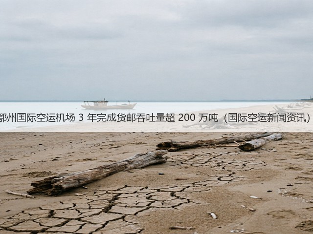 鄂州国际空运机场 3 年完成货邮吞吐量超 200 万吨(国际空运新闻资讯)(图2) 鄂州国际空运机场 3 年完成货邮吞吐量超 200 万吨(国际空运新闻资讯)(图2)