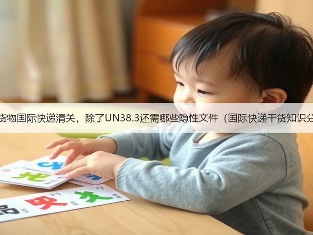 带电货物国际快递清关,除了UN38.3还需哪些隐性文件(国际快递干货知识分享)(图1) 带电货物国际快递清关,除了UN38.3还需哪些隐性文件(国际快递干货知识分享)(图1)
