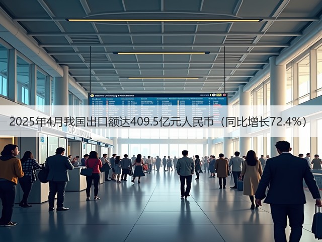 2025年4月我国出口额达409.5亿元人民币(同比增长72.4%)(图2) 2025年4月我国出口额达409.5亿元人民币(同比增长72.4%)(图2)