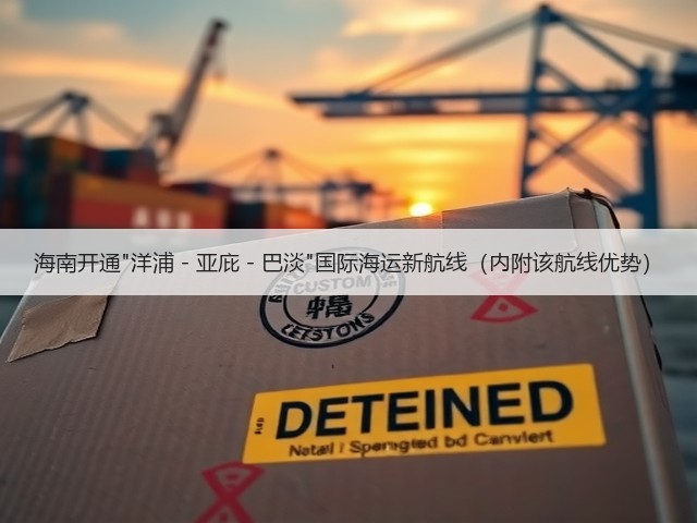 海南开通洋浦－亚庇－巴淡国际海运新航线（内附该航线优势）(图3)