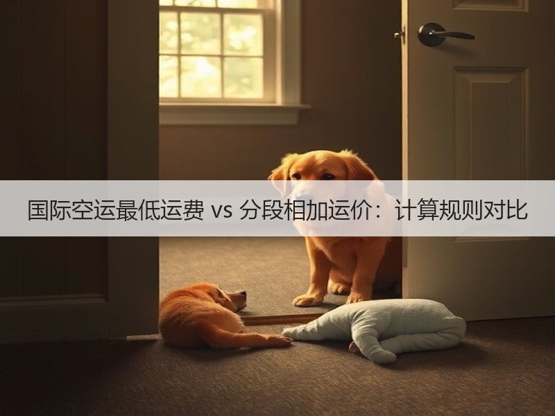 国际空运最低运费 vs 分段相加运价:计算规则对比 国际空运最低运费 vs 分段相加运价:计算规则对比
