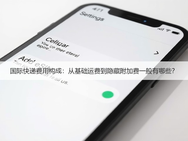 国际快递费用构成:从基础运费到隐藏附加费一般有哪些?(图2) 国际快递费用构成:从基础运费到隐藏附加费一般有哪些?(图2)