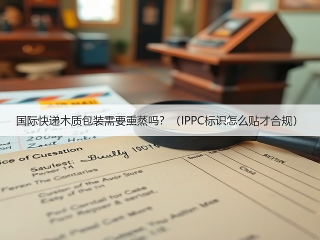 国际快递木质包装需要熏蒸吗？（IPPC标识怎么贴才合规）(图1)