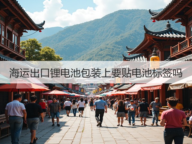 海运出口锂电池包装上要贴电池标签吗(图1) 海运出口锂电池包装上要贴电池标签吗(图1)