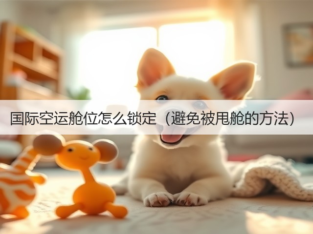 国际空运舱位怎么锁定(避免被甩舱的方法)(图2) 国际空运舱位怎么锁定(避免被甩舱的方法)(图2)