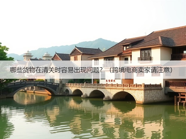 哪些货物在清关时容易出现问题？（跨境电商卖家请注意）(图2)