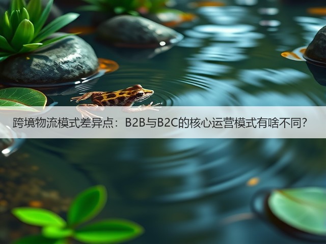 跨境物流模式差异点：B2B与B2C的核心运营模式有啥不同？(图2)