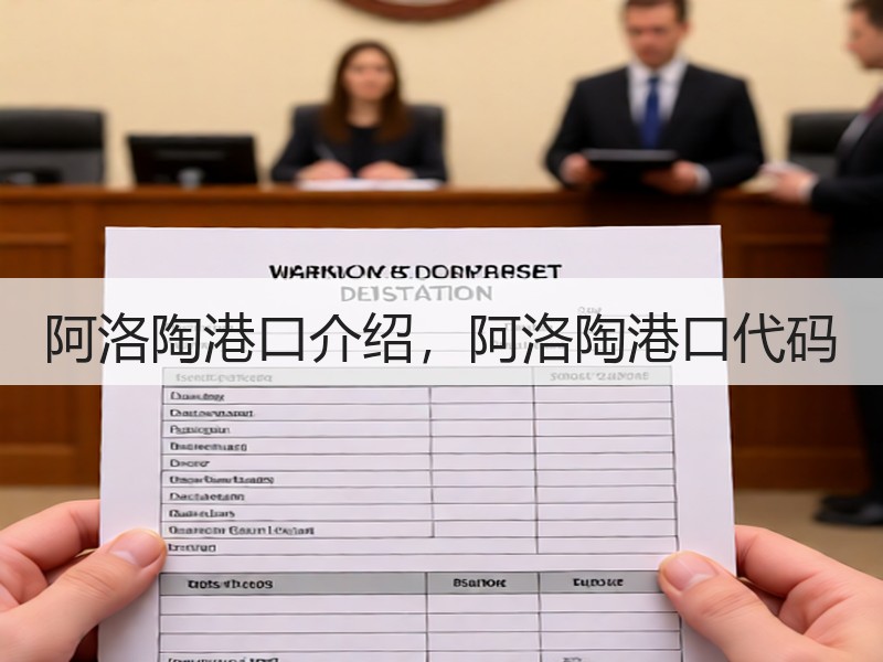 阿洛陶港口介绍，阿洛陶港口代码