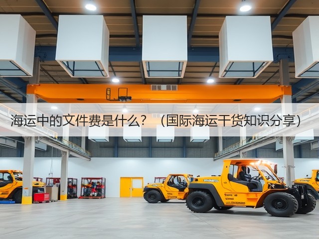 海运中的文件费是什么？（国际海运干货知识分享）(图1)