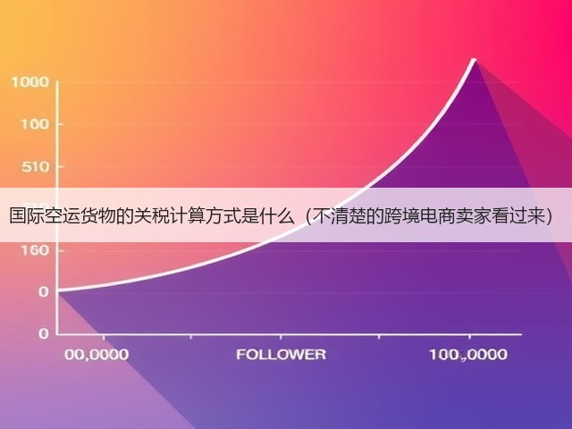 国际空运货物的关税计算方式是什么(不清楚的跨境电商卖家看过来)(图1) 国际空运货物的关税计算方式是什么(不清楚的跨境电商卖家看过来)(图1)