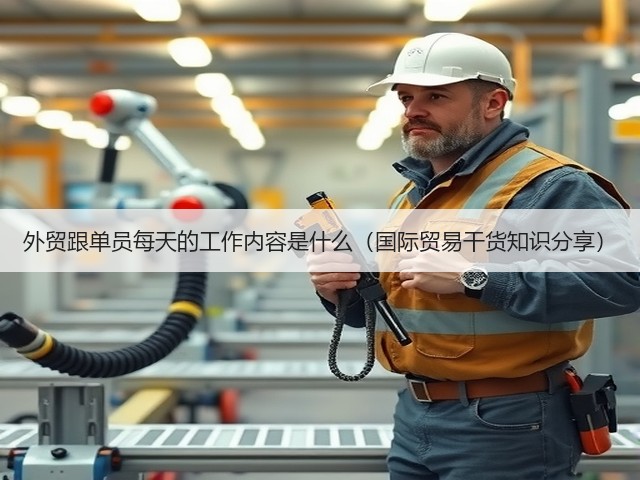 外贸跟单员每天的工作内容是什么(国际贸易干货知识分享)(图3) 外贸跟单员每天的工作内容是什么(国际贸易干货知识分享)(图3)