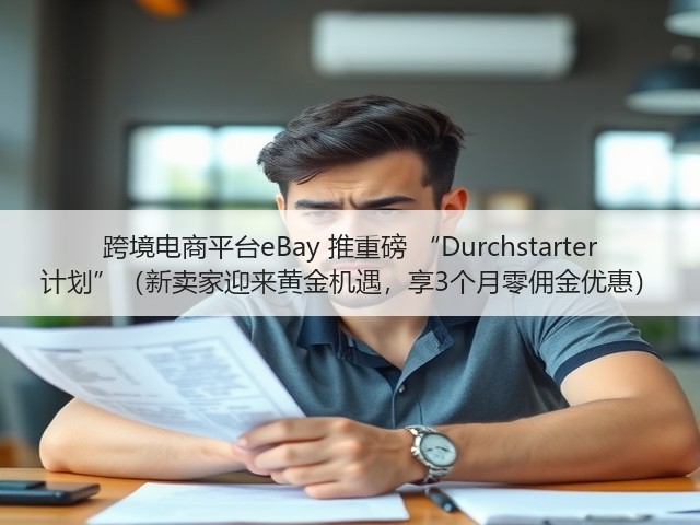 跨境电商平台eBay 推重磅 “Durchstarter 计划”（新卖家迎来黄金机遇，享3个月零佣金优惠）(图3)