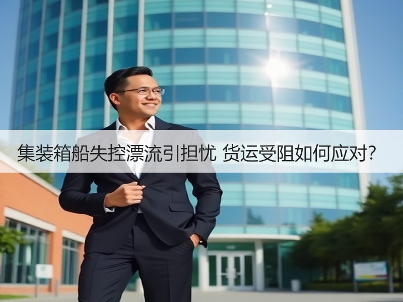 集装箱船失控漂流引担忧 货运受阻如何应对? 集装箱船失控漂流引担忧 货运受阻如何应对?