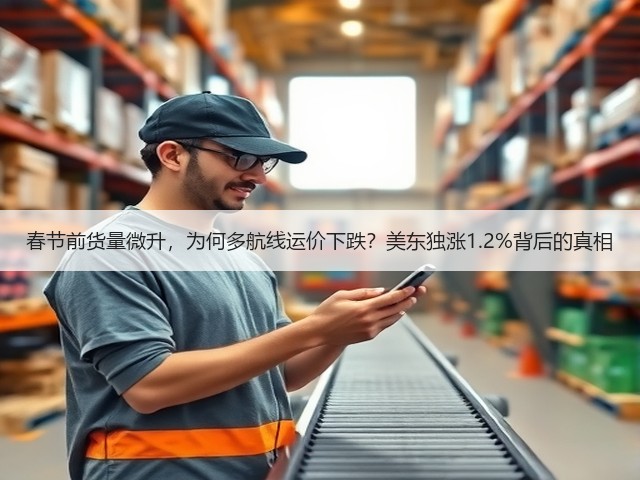 春节前货量微升,为何多航线运价下跌?美东独涨1.2%背后的真相(图1) 春节前货量微升,为何多航线运价下跌?美东独涨1.2%背后的真相(图1)