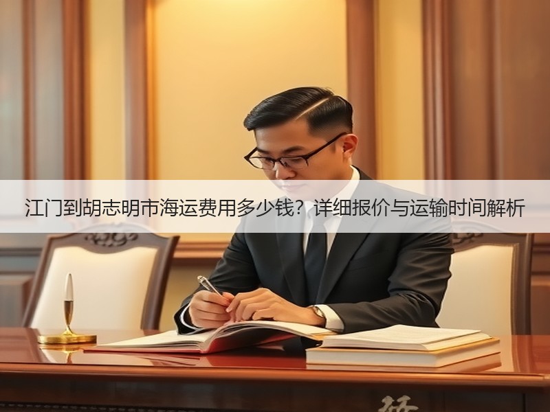 江门到胡志明市海运费用多少钱？详细报价与运输时间解析