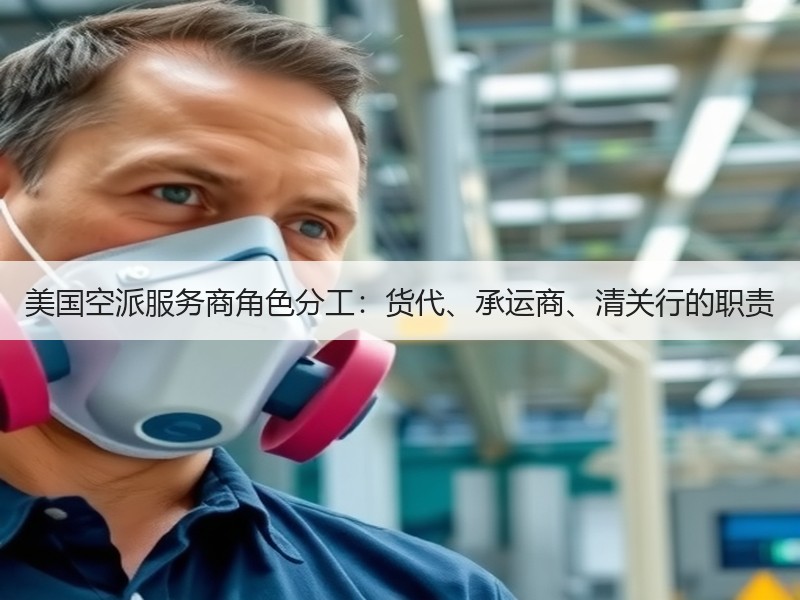 美国空派服务商角色分工：货代、承运商、清关行的职责