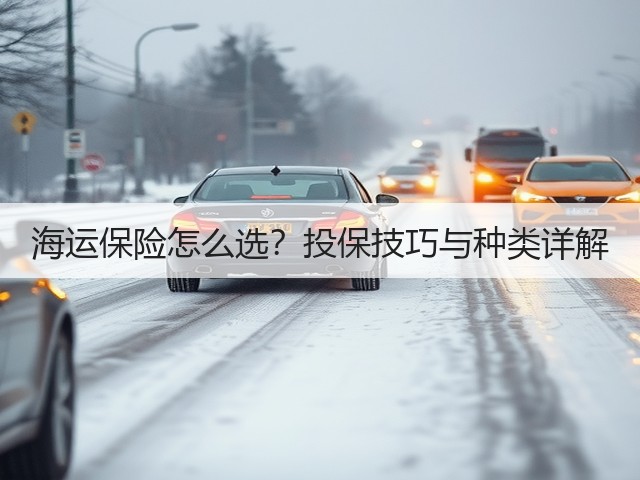 海运保险怎么选?投保技巧与种类详解(图2) 海运保险怎么选?投保技巧与种类详解(图2)
