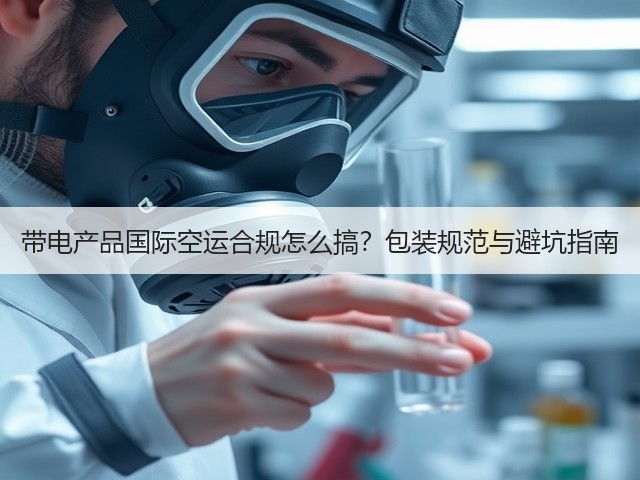 带电产品国际空运合规怎么搞?包装规范与避坑指南(图3) 带电产品国际空运合规怎么搞?包装规范与避坑指南(图3)