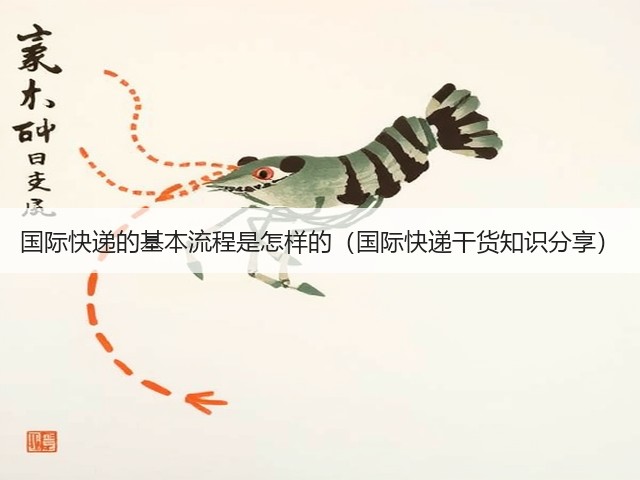 国际快递的基本流程是怎样的(国际快递干货知识分享)(图3) 国际快递的基本流程是怎样的(国际快递干货知识分享)(图3)
