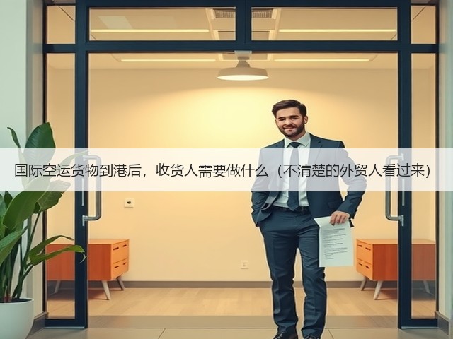 国际空运货物到港后,收货人需要做什么(不清楚的外贸人看过来)(图1) 国际空运货物到港后,收货人需要做什么(不清楚的外贸人看过来)(图1)