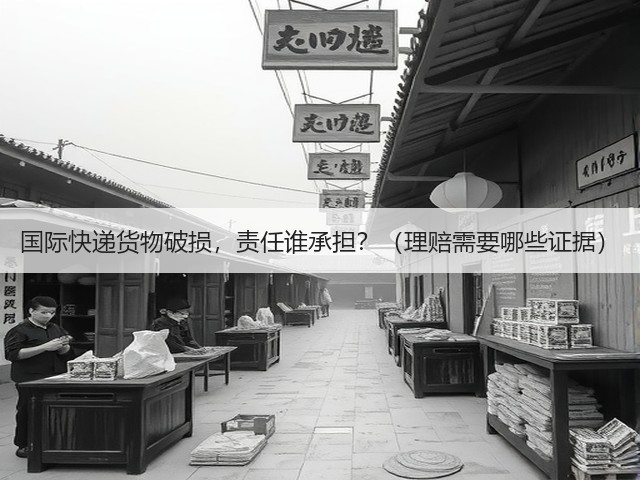 国际快递货物破损，责任谁承担？（理赔需要哪些证据）(图2)