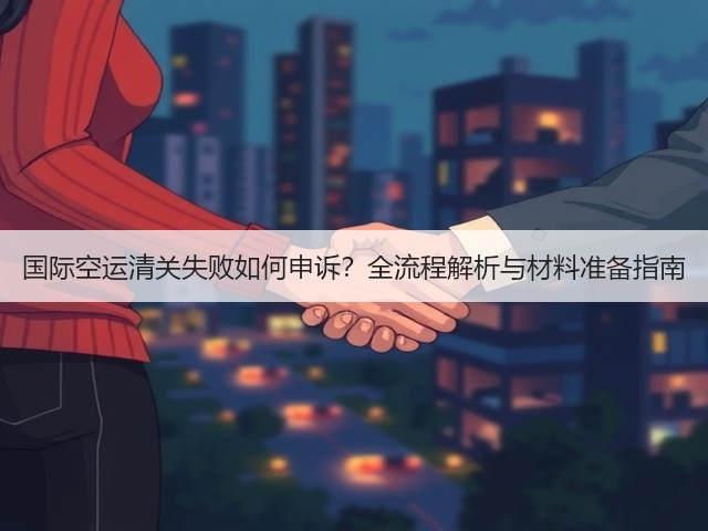 国际空运清关失败如何申诉?全流程解析与材料准备指南(图2) 国际空运清关失败如何申诉?全流程解析与材料准备指南(图2)