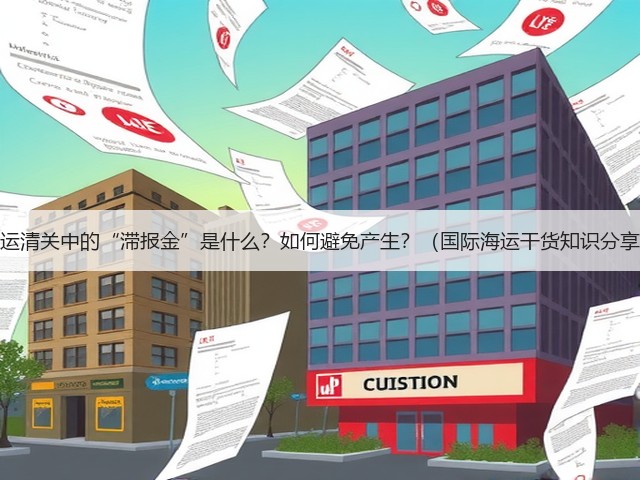 海运清关中的“滞报金”是什么?如何避免产生?(国际海运干货知识分享)(图2) 海运清关中的“滞报金”是什么?如何避免产生?(国际海运干货知识分享)(图2)