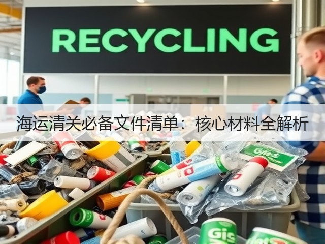 海运清关必备文件清单：核心材料全解析(图1)