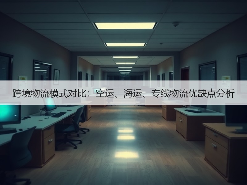 跨境物流模式对比:空运、海运、专线物流优缺点分析 跨境物流模式对比:空运、海运、专线物流优缺点分析