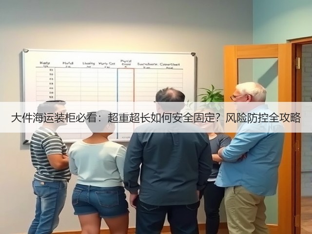 大件海运装柜必看：超重超长如何安全固定？风险防控全攻略(图3)