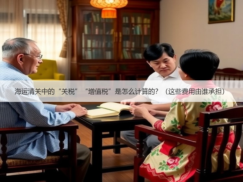 海运清关中的“关税”“增值税”是怎么计算的？（这些费用由谁承担）