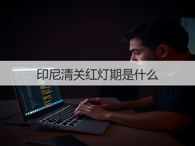 印尼清关红灯期是什么(图2) 印尼清关红灯期是什么(图2)