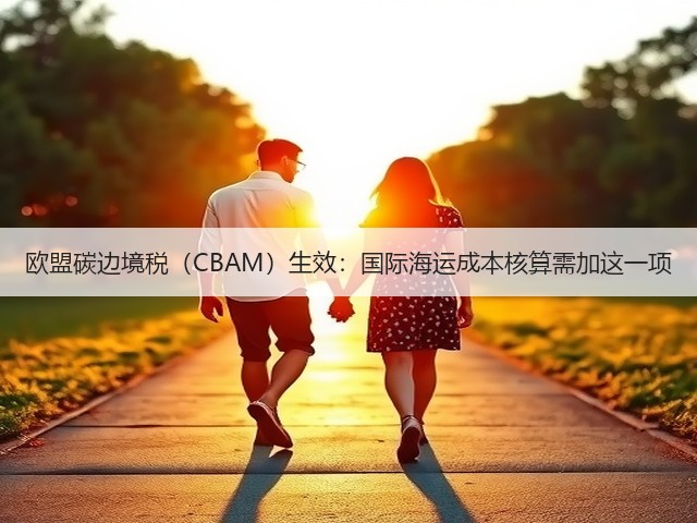 欧盟碳边境税(CBAM)生效:国际海运成本核算需加这一项(图1) 欧盟碳边境税(CBAM)生效:国际海运成本核算需加这一项(图1)