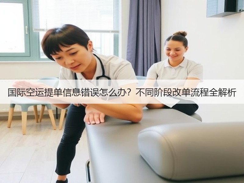 国际空运提单信息错误怎么办？不同阶段改单流程全解析