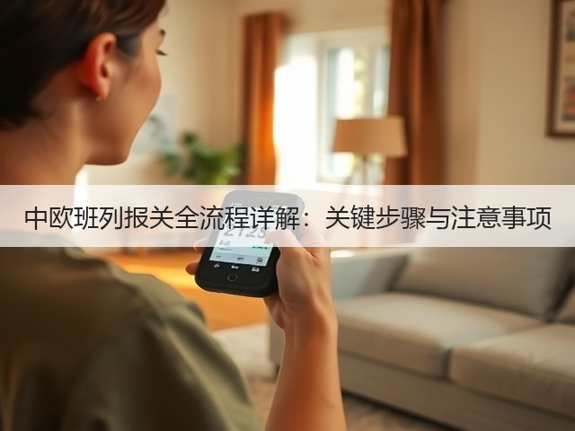 中欧班列报关全流程详解：关键步骤与注意事项(图1)