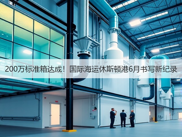 200万标准箱达成!国际海运休斯顿港6月书写新纪录(图1) 200万标准箱达成!国际海运休斯顿港6月书写新纪录(图1)