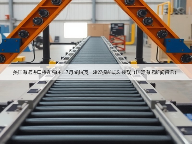 美国海运进口将迎高峰！7月或触顶，建议提前规划装载（国际海运新闻资讯）