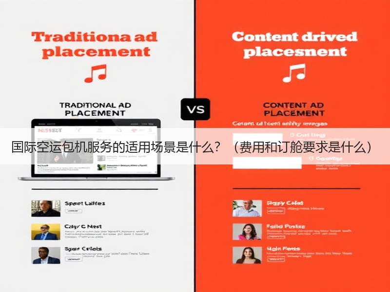 国际空运包机服务的适用场景是什么？（费用和订舱要求是什么）