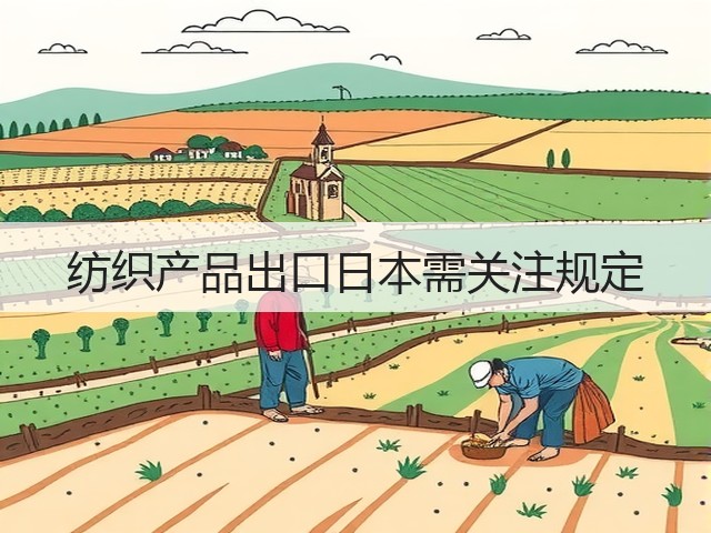 纺织产品出口日本需关注规定(图1) 纺织产品出口日本需关注规定(图1)