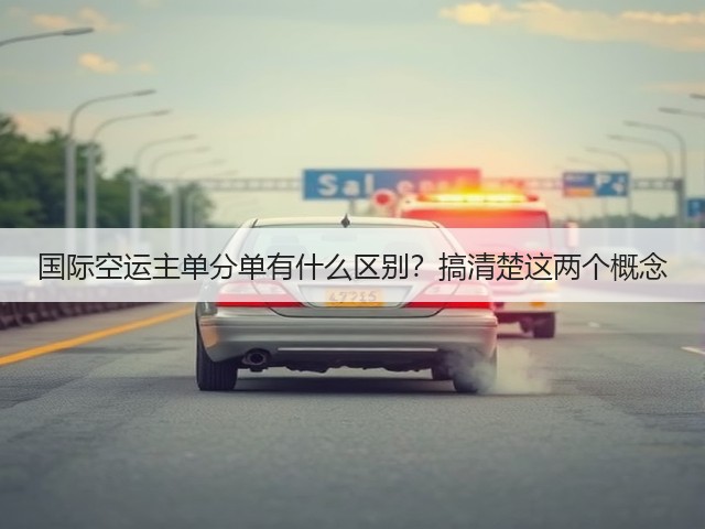 国际空运主单分单有什么区别?搞清楚这两个概念(图1) 国际空运主单分单有什么区别?搞清楚这两个概念(图1)