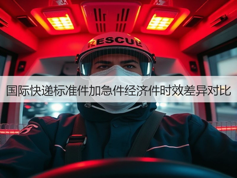 国际快递标准件加急件经济件时效差异对比