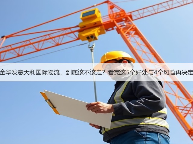 金华发意大利国际物流,到底该不该走?看完这5个好处与4个风险再决定(图3) 金华发意大利国际物流,到底该不该走?看完这5个好处与4个风险再决定(图3)