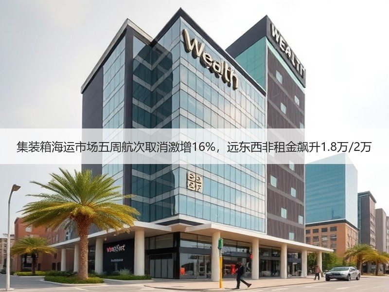 集装箱海运市场五周航次取消激增16%,远东西非租金飙升1.8万/2万 集装箱海运市场五周航次取消激增16%,远东西非租金飙升1.8万/2万