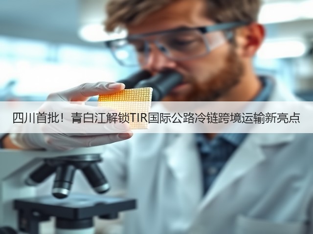 四川首批!青白江解锁TIR国际公路冷链跨境运输新亮点(图3) 四川首批!青白江解锁TIR国际公路冷链跨境运输新亮点(图3)