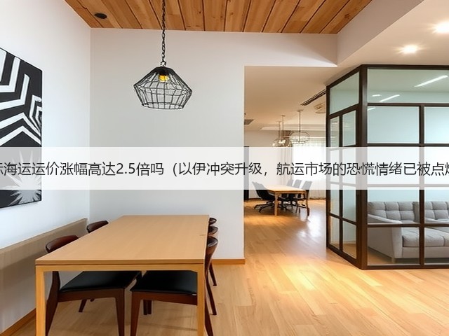 国际海运运价涨幅高达2.5倍吗(以伊冲突升级,航运市场的恐慌情绪已被点燃)(图1) 国际海运运价涨幅高达2.5倍吗(以伊冲突升级,航运市场的恐慌情绪已被点燃)(图1)