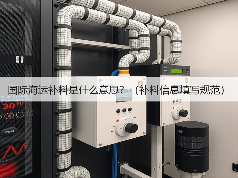 国际海运补料是什么意思？（补料信息填写规范）