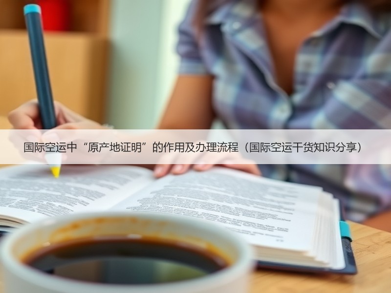 国际空运中“原产地证明”的作用及办理流程(国际空运干货知识分享) 国际空运中“原产地证明”的作用及办理流程(国际空运干货知识分享)