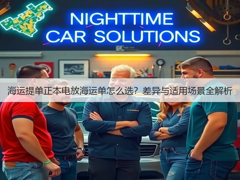 海运提单正本电放海运单怎么选？差异与适用场景全解析