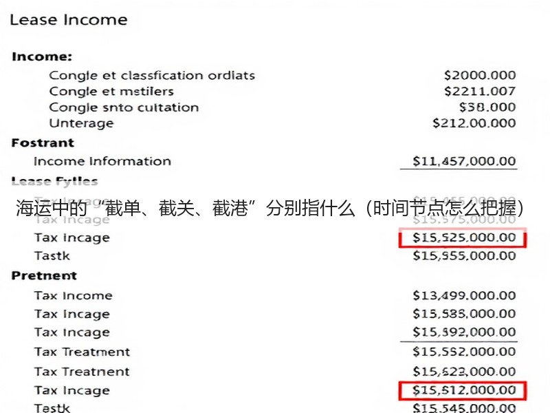 海运中的“截单、截关、截港”分别指什么（时间节点怎么把握）